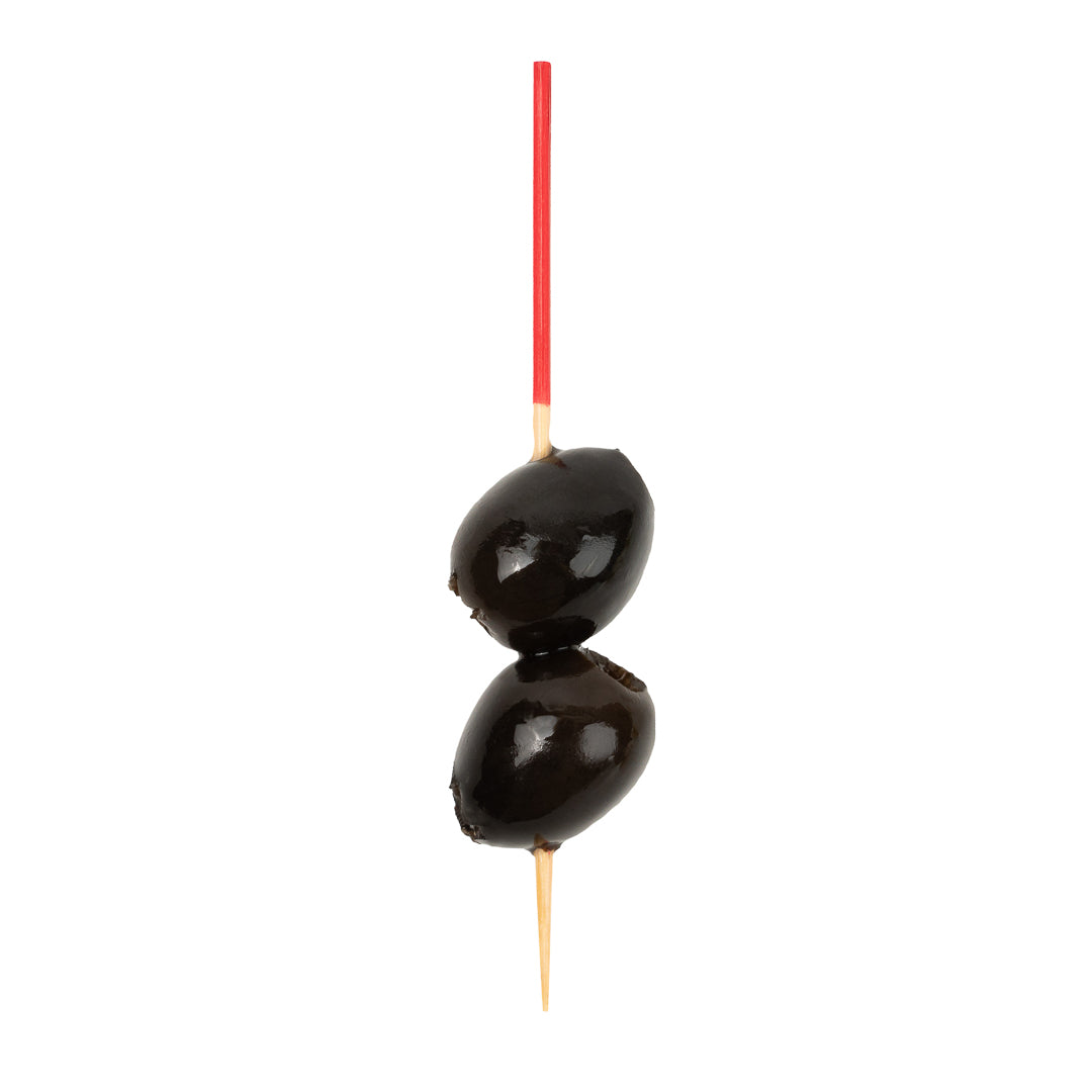 Premium Bamboo Skewers for Grilling - 3.5 Inch Red Hand-Dipped BBQ Sticks (1000 Count Box) - Perfect for Shish Kabobs, Fruit Platters, and Party Appetizers