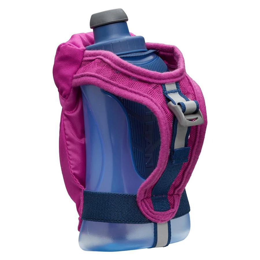 QuickSqueeze Plus 12oz Handheld Water Bottle - Portable Squeeze Bottle for Sports, Gym, Hiking & Outdoor Activities