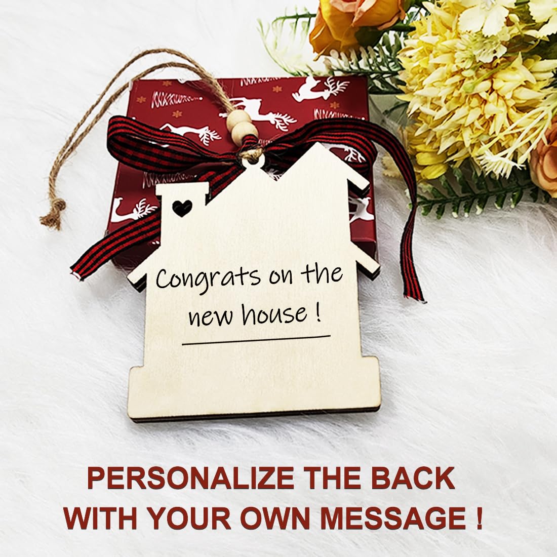 2025 New Home Ornament - Unique Housewarming Gift for Women, Couples & Homeowners | First Home Christmas Decoration | Perfect for New Beginnings & Holiday Decor