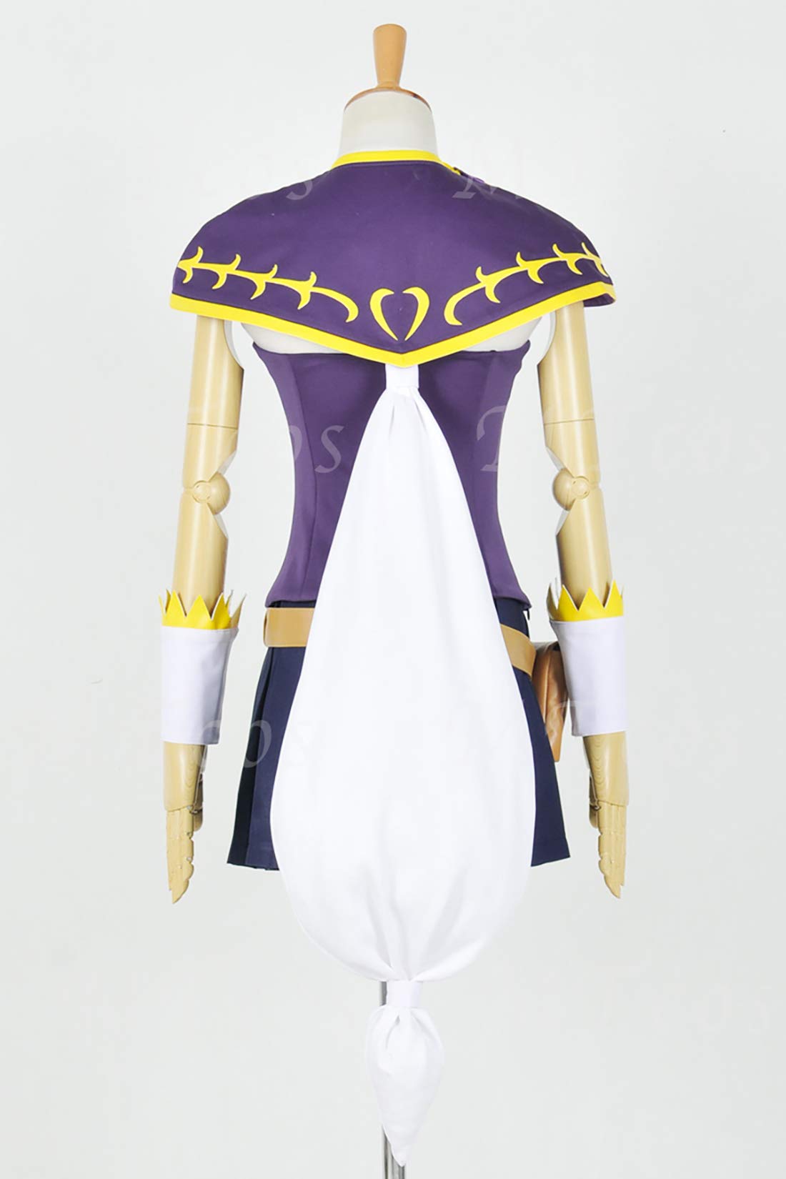 Fairy Tail Lucy Heartfilia Cosplay Costume Set with Shawl Cape - Anime Convention Outfit, Halloween Dress Up, Role Play Costume for Fans