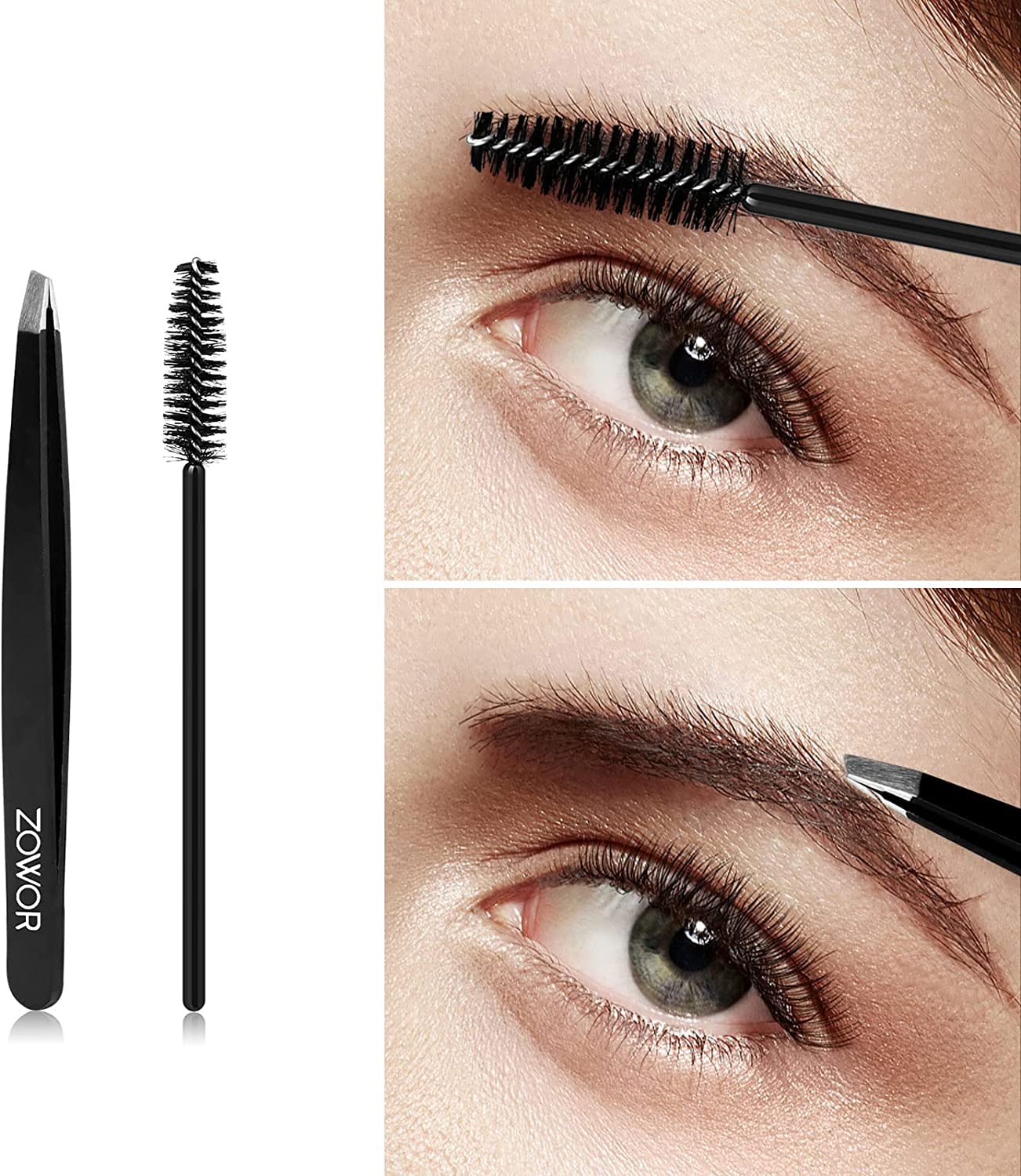 Best Eyelash Curler for All Eye Shapes - Curved Lash Curler with Comb, Natural Long-Lasting Eyelash Curling Tool for Women (Black) | Perfect for Daily Makeup, Bridal Looks & Professional Salon Use