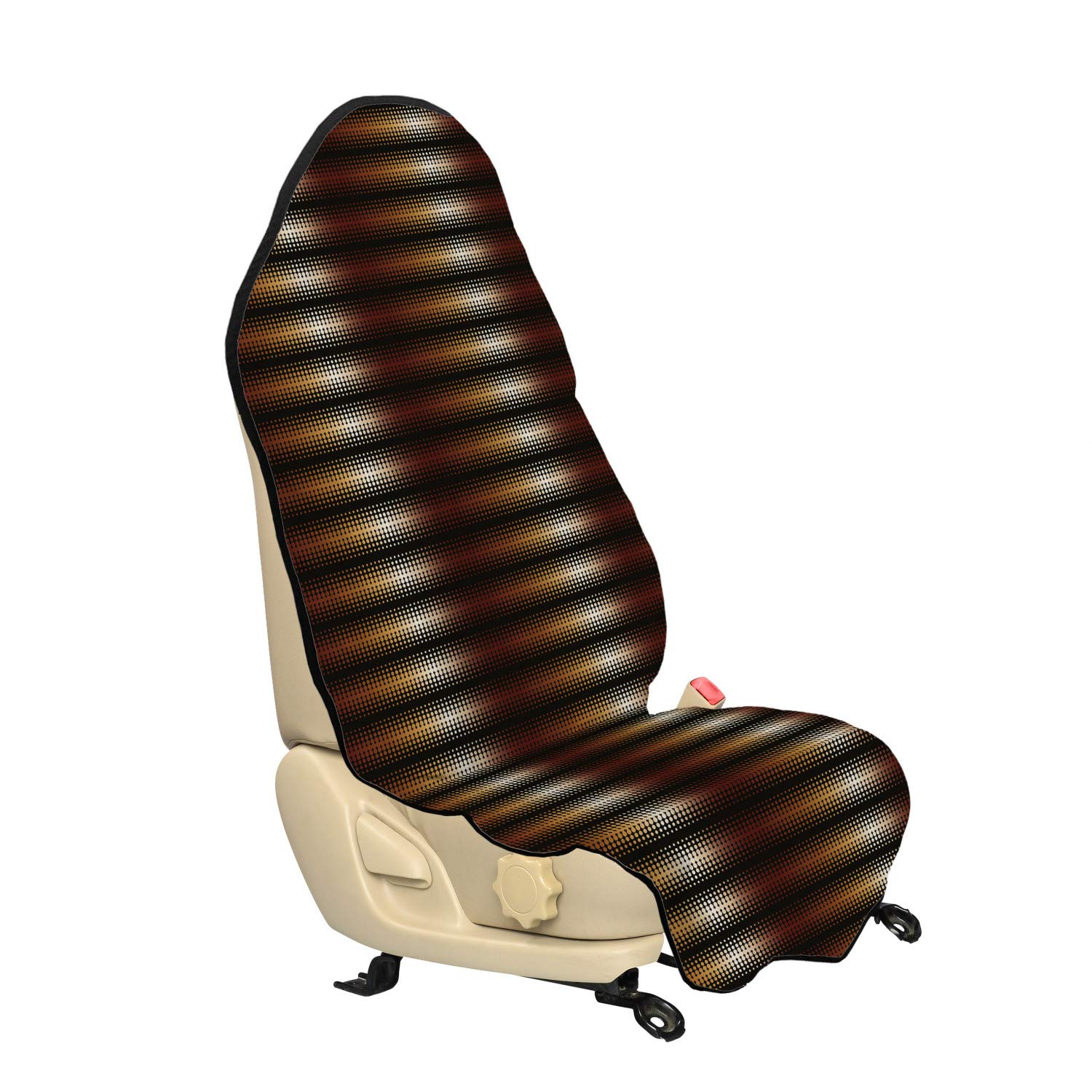 Ambesonne Abstract Car Seat Hoodie Cover - Non-Slip Backing, Universal Fit 30