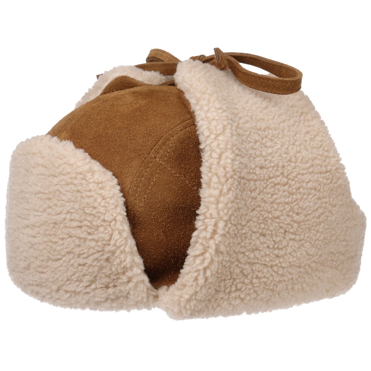 Stetson Calf Split Trapper Hat - Warm Winter Fur Hat for Men & Women - Perfect for Hunting, Skiing, and Outdoor Adventures