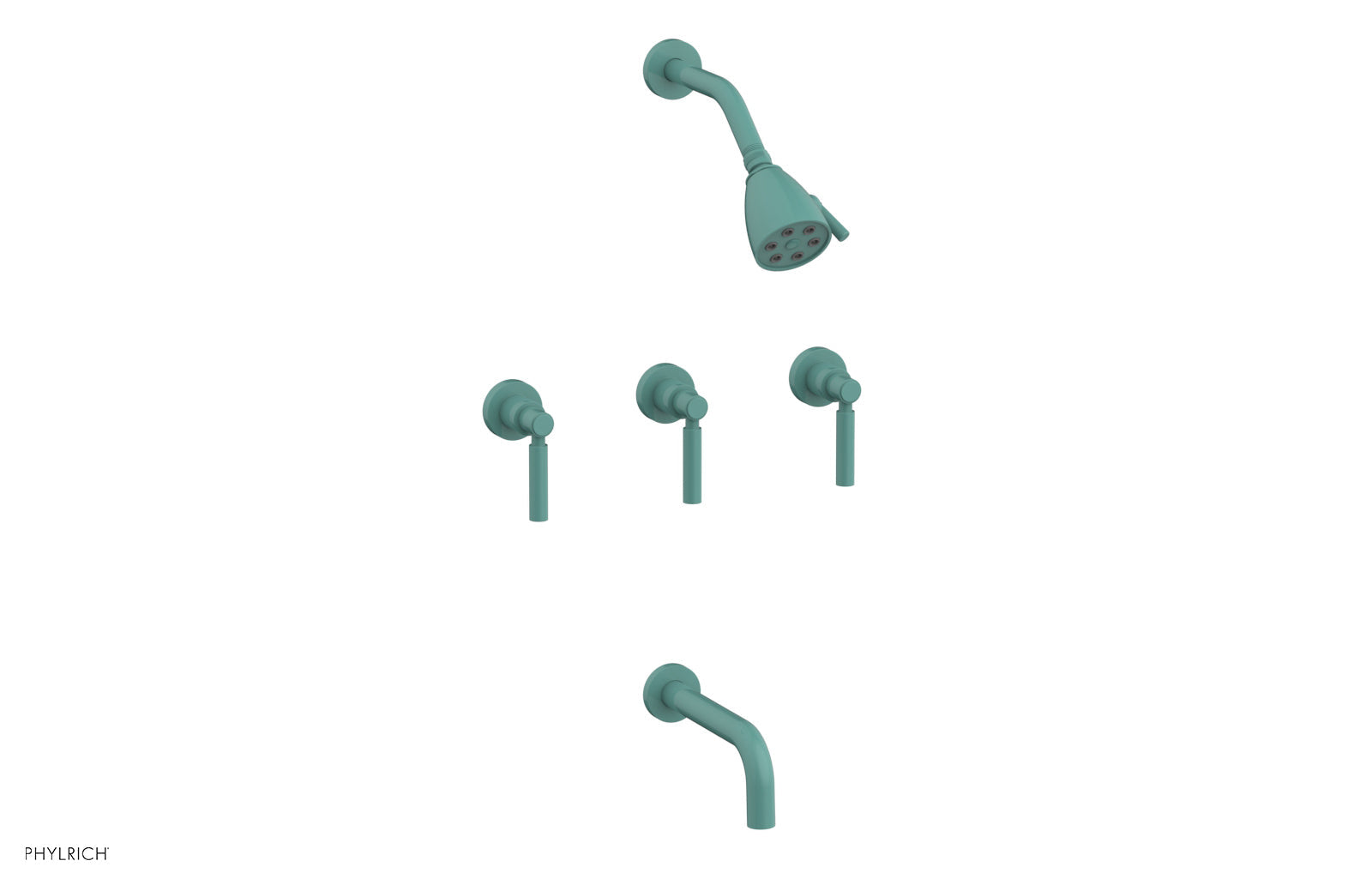 Premium 3-Handle Tub and Shower Faucet Set with 7.5