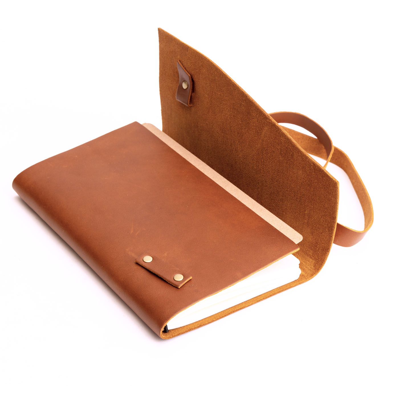 Premium Leather Wrap Journal for Writing & Sketching - Handmade Refillable Notebook, Perfect for Travel, Work & Creative Projects