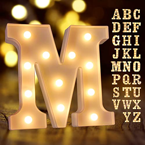 Letter Lights-M