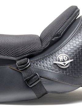 TOPPER EXCEL ULTRA-FLEX Motorcycle Gel Seat Cushion with AIRMAX Technology - Medium Large (14x13x8) - Comfortable Ride for Harley, Honda, Yamaha & More - Perfect for Long Distance Touring & Daily Commuting