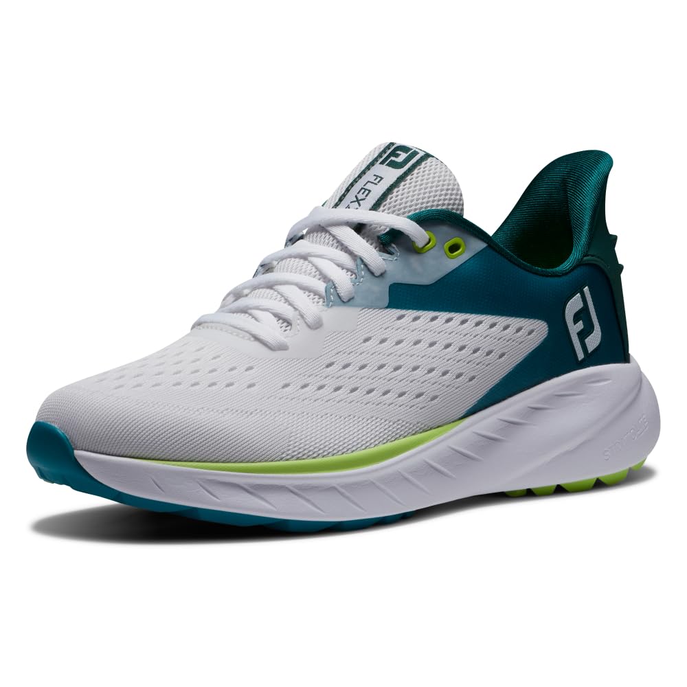 FootJoy Women's Fj Flex Xp Golf Shoes - Comfortable & Waterproof Spiked Golf Shoes for Women - Perfect for Walking Courses, Driving Range & Outdoor Sports