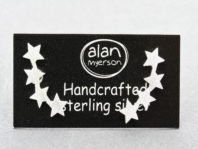 4-Pack Sterling Silver Star Stud Earrings for Women - Hypoallergenic & Tarnish-Resistant - Perfect for Everyday Wear, Parties & Gifts