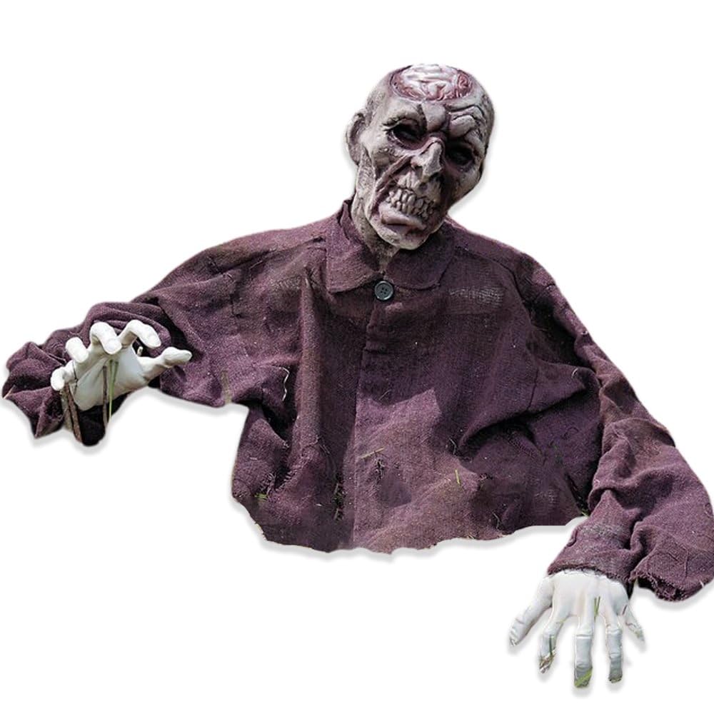 Fun Express Zombie Brain Breaker Ground Breaker - Spooky Halloween Yard Decorations for Outdoor Haunted House & Party Scenes