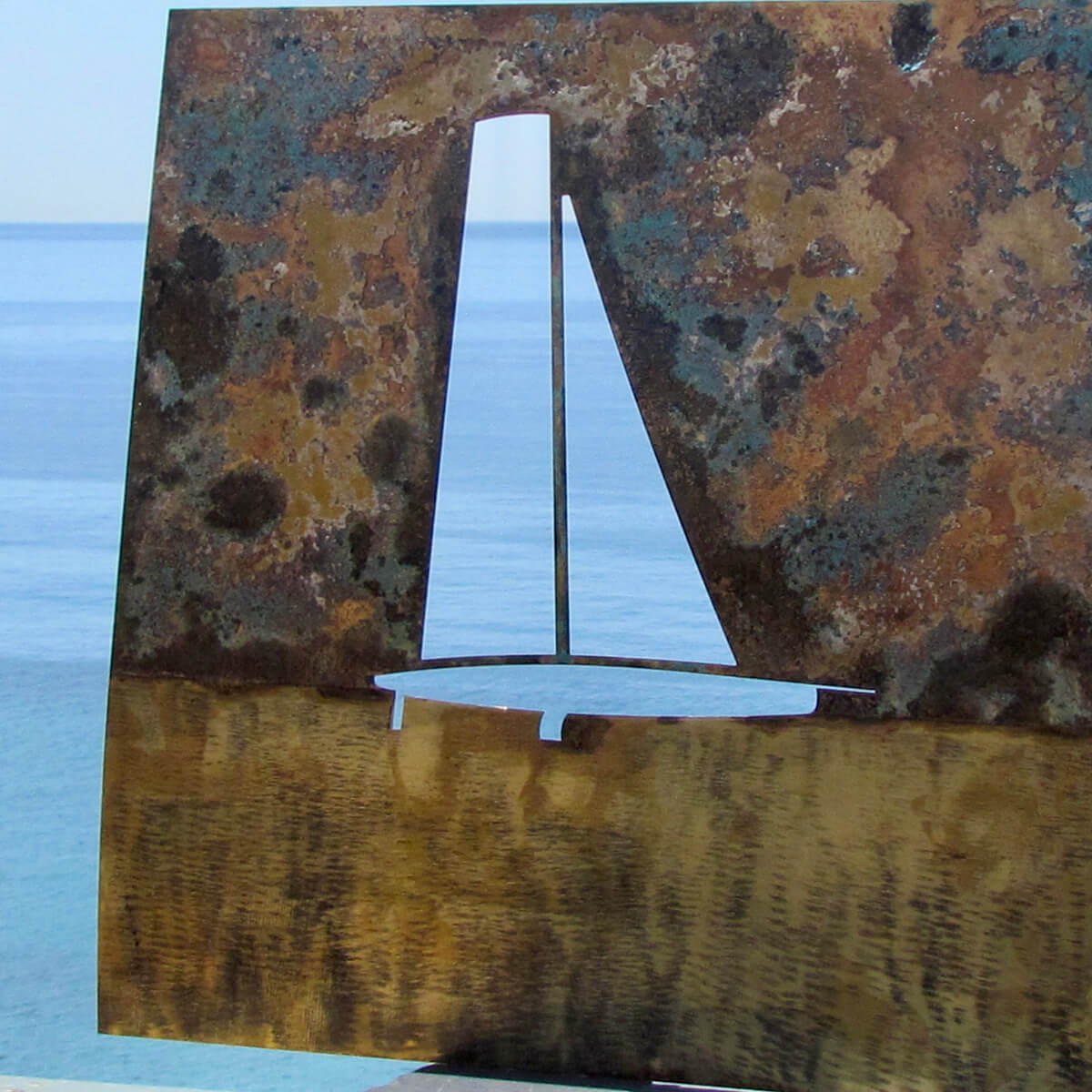 Recycled Brass Extruded Flying Boat Model - Perfect for Collectors, Home Decor, and Aviation Enthusiasts
