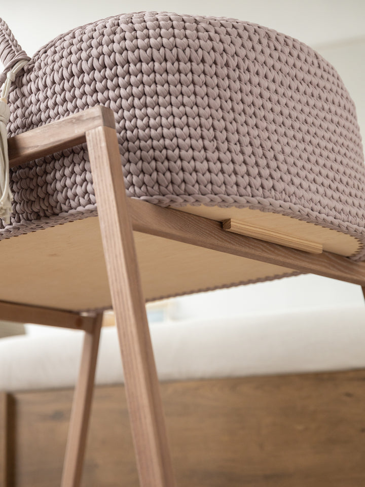 Anzy Home Baby Moses Basket Rocking Stand - Gentle Rocking Motion for Newborns - Perfect for Nursery, Bedroom, or Living Room Use