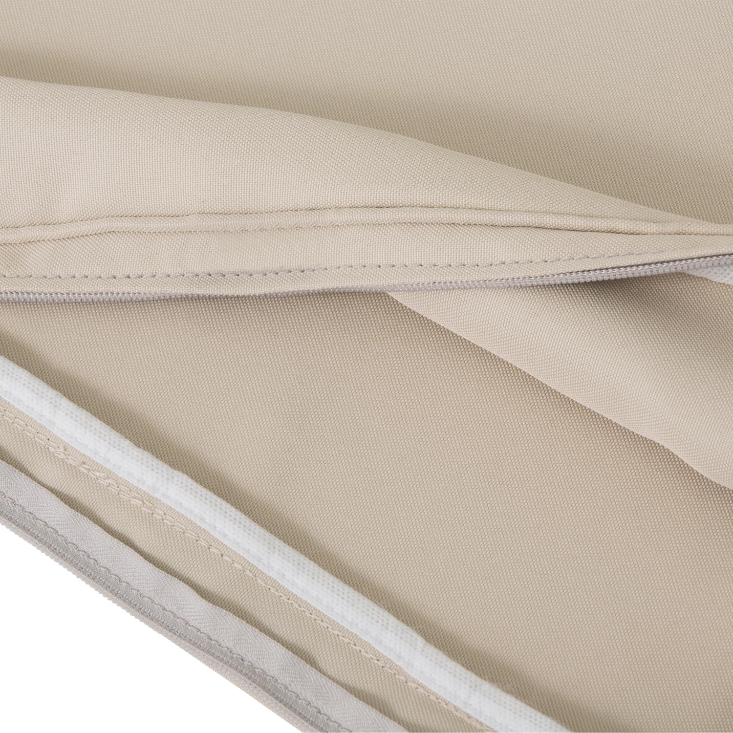 Water-Resistant Patio Lounge Cushion 23x20x4 - Antique Beige for Outdoor Loveseats & Chairs