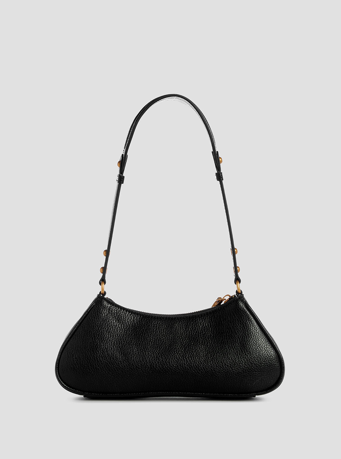 Black Leather Shoulder Bag for Women - Stylish Crossbody Purse with Adjustable Strap - Perfect for Work, Travel & Everyday Use