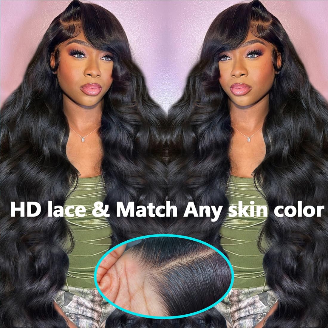 30 Inch 13x6 HD Lace Front Wigs Human Hair - 200% Density Pre-Plucked with Baby Hair | Glueless Frontal Wig for Black Women | Perfect for Daily Wear, Special Occasions & Protective Styling