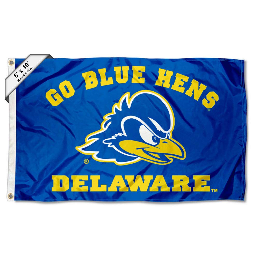 Delaware Blue Hens 6x10 Feet College Flag - Premium Quality NCAA Team Banner for Football Games, Tailgating & Dorm Room Decor
