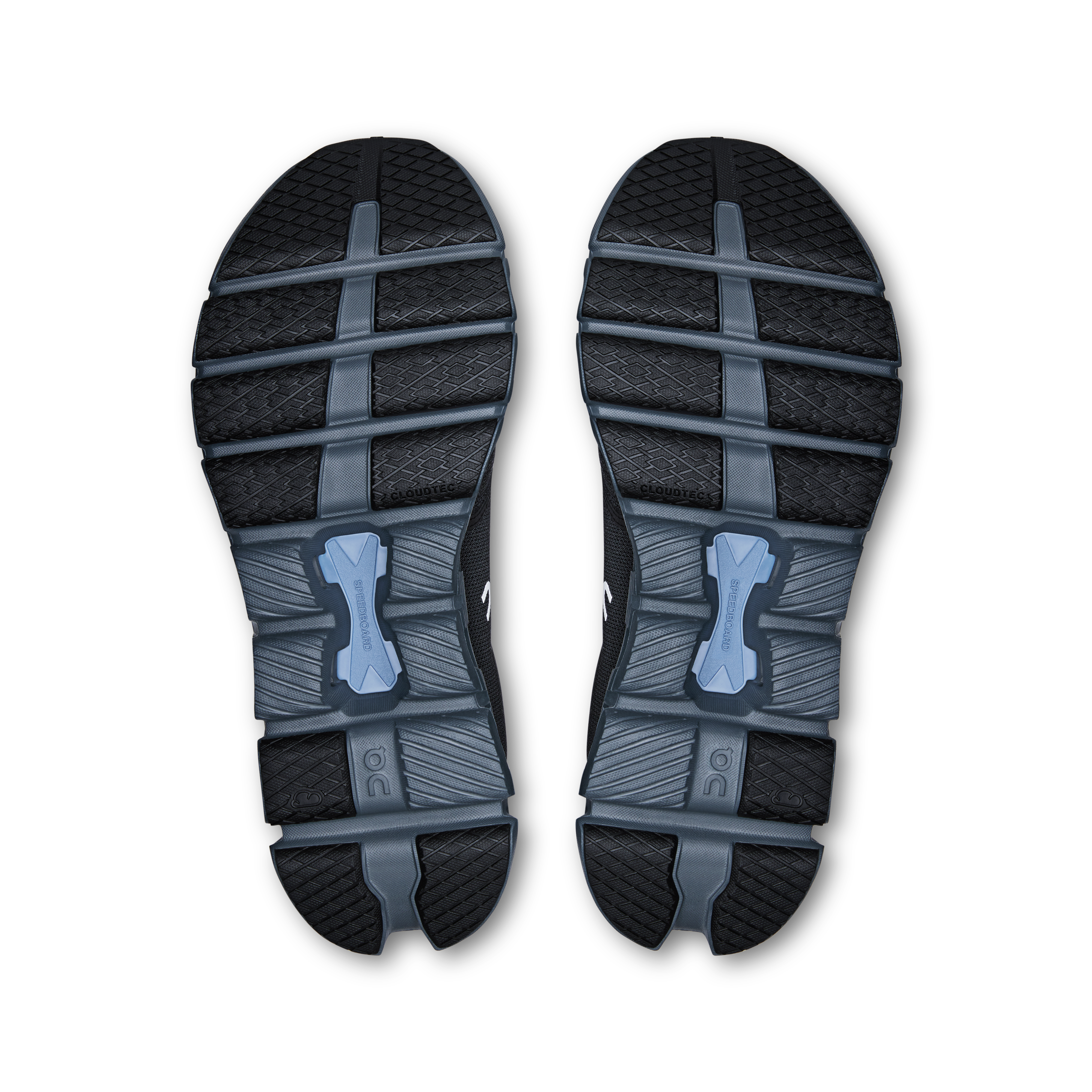 Men's Cloud X 4 Running Shoes - Lightweight & Breathable Black/Chambray Athletic Sneakers for Jogging, Gym Workouts & Daily Wear