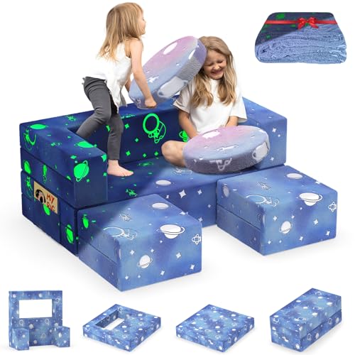 6pcs Space-glow-blue
