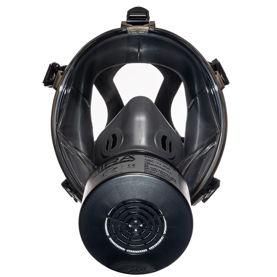 Mira Safety CM I01 Lightweight Full Face Respirator Mask - NIOSH Certified for Chemical, Biological & Industrial Protection - Ideal for Emergency Preparedness, DIY Projects & Workplace Safety