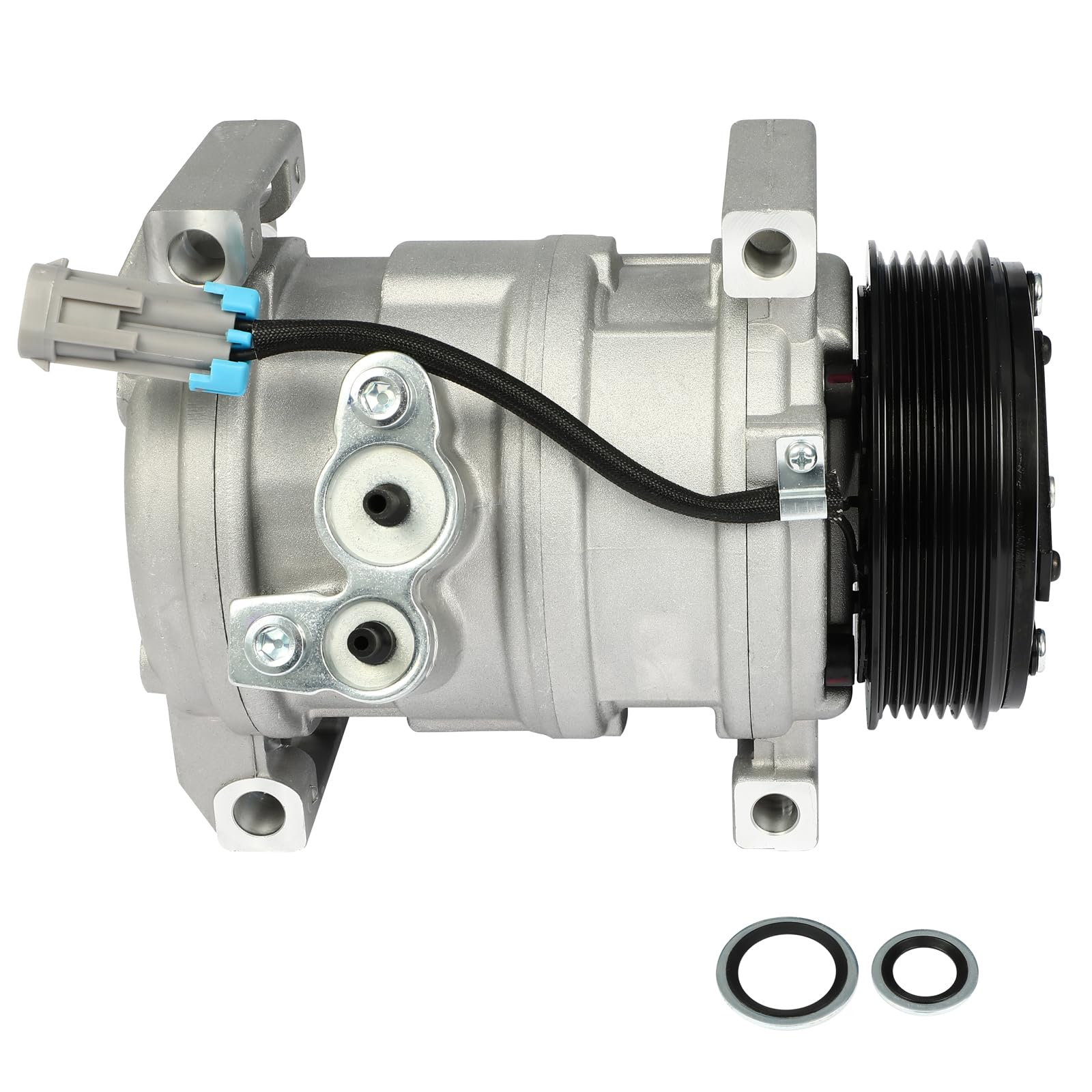 ECCPP AC Compressor for Chevrolet Express 1500/2500/3500 4.3L (2003-2009) - Fast Cooling Air Conditioning Compressor Replacement - Perfect for Summer Road Trips & Hot Weather Driving