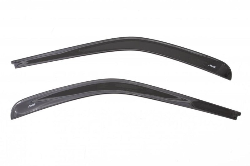 AVS Ventvisor Low Profile Window Deflectors (2-Piece Set, Matte Black) - Compatible with Jeep Wrangler JK 2007-2018 2-Door Models | Rain Protection & Improved Airflow for Off-Road Adventures