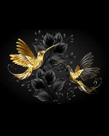 Black and Gold Hummingbird