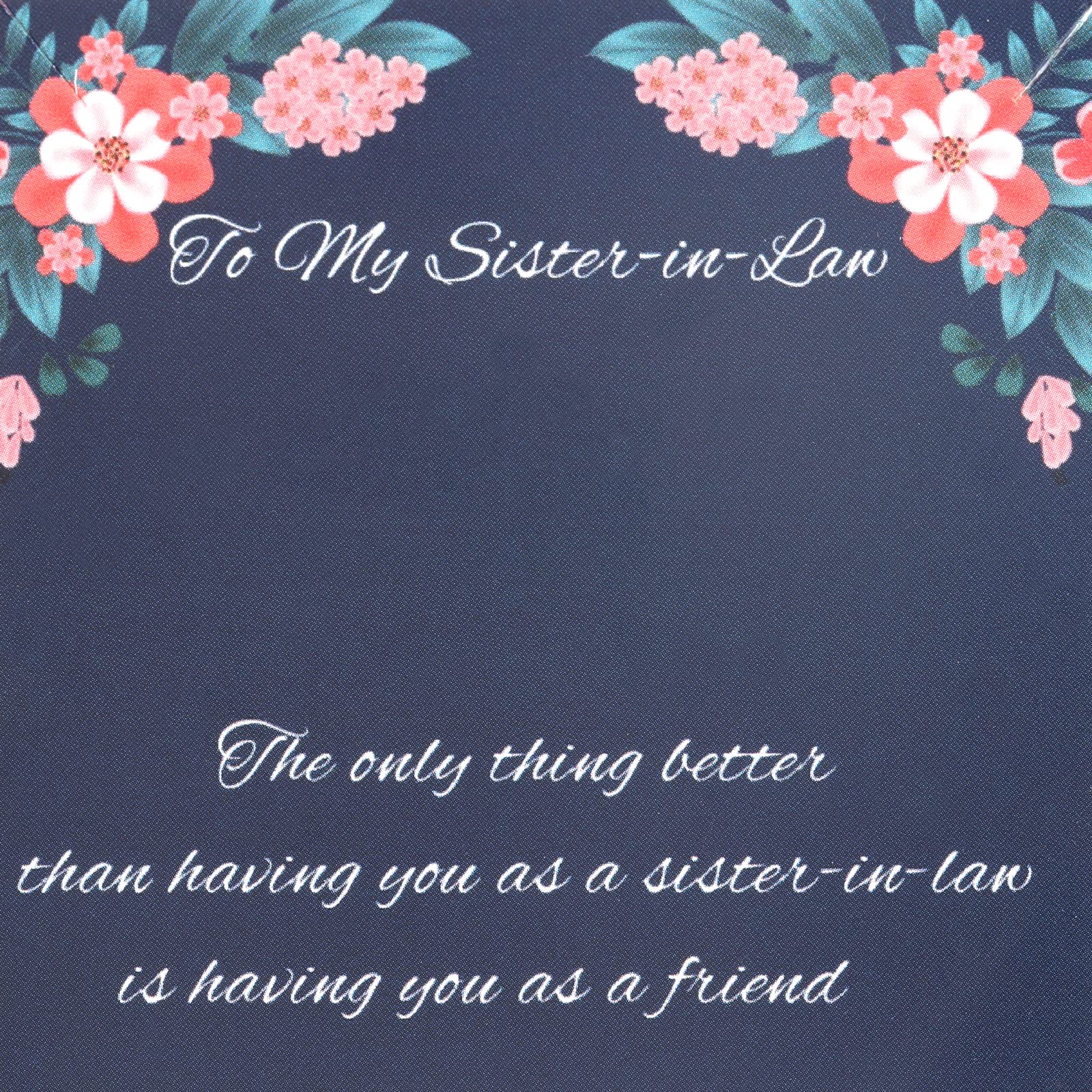 LQRI Sister-in-Law Gift - Elegant Circle Pendant Necklace for Birthday, Wedding & Special Occasions | Thoughtful Jewelry Gift for Sister-in-Law | Perfect for Anniversaries, Holidays & Family Celebrations