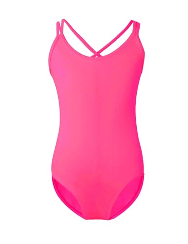Fushcia-lining-camisole Leotard