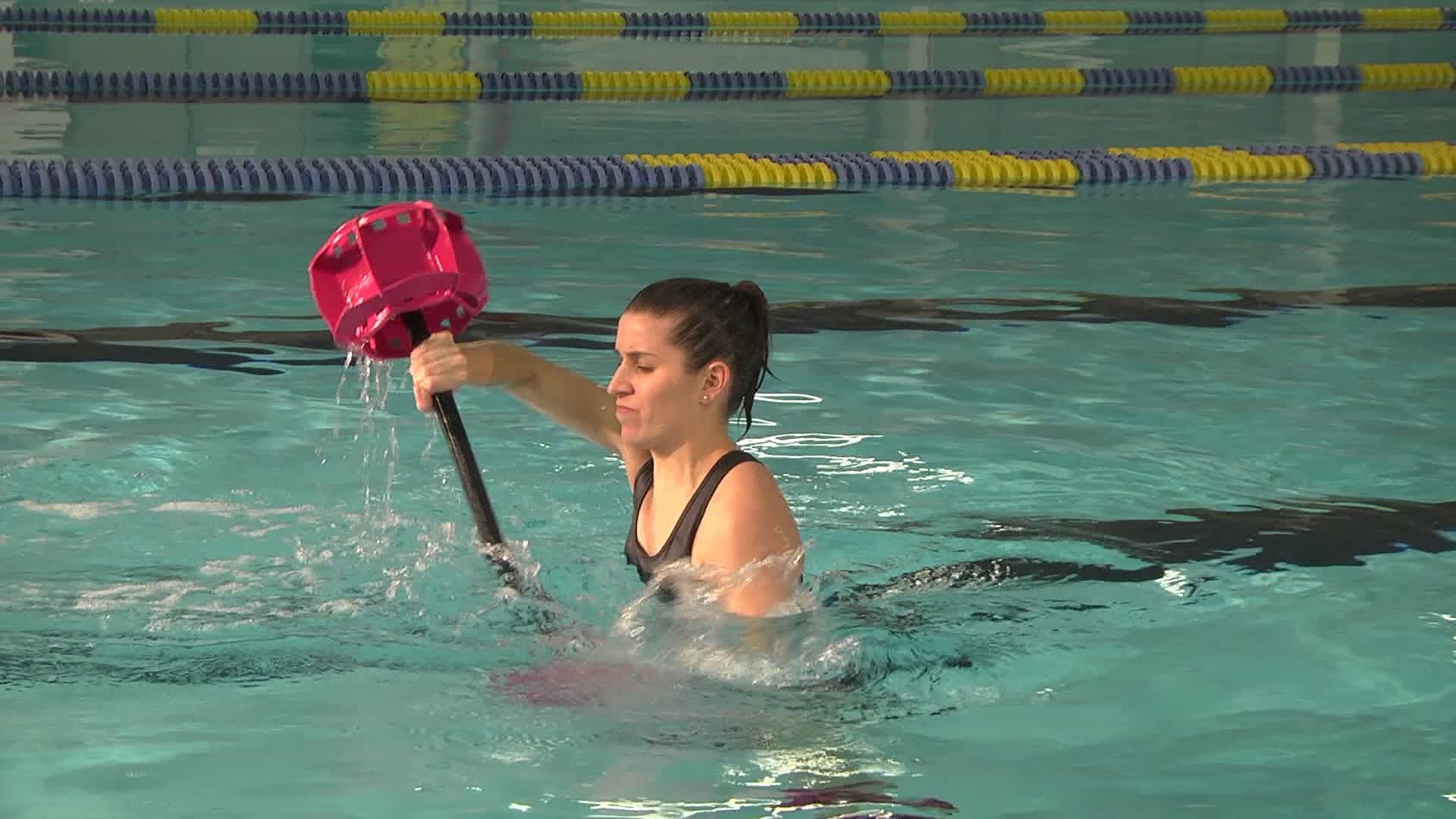 Hydrorevolution Ultimate Pool Exercise Bundle - Medium Resistance Water Weights for Aqua Fitness | Water Exercise Equipment Set with Aqualogix Pink Bells, Fins & Aquastrength Barbell | Includes Quick Start Guide | Perfect for Water Aerobics, Physical Therapy & Low-Impact Workouts