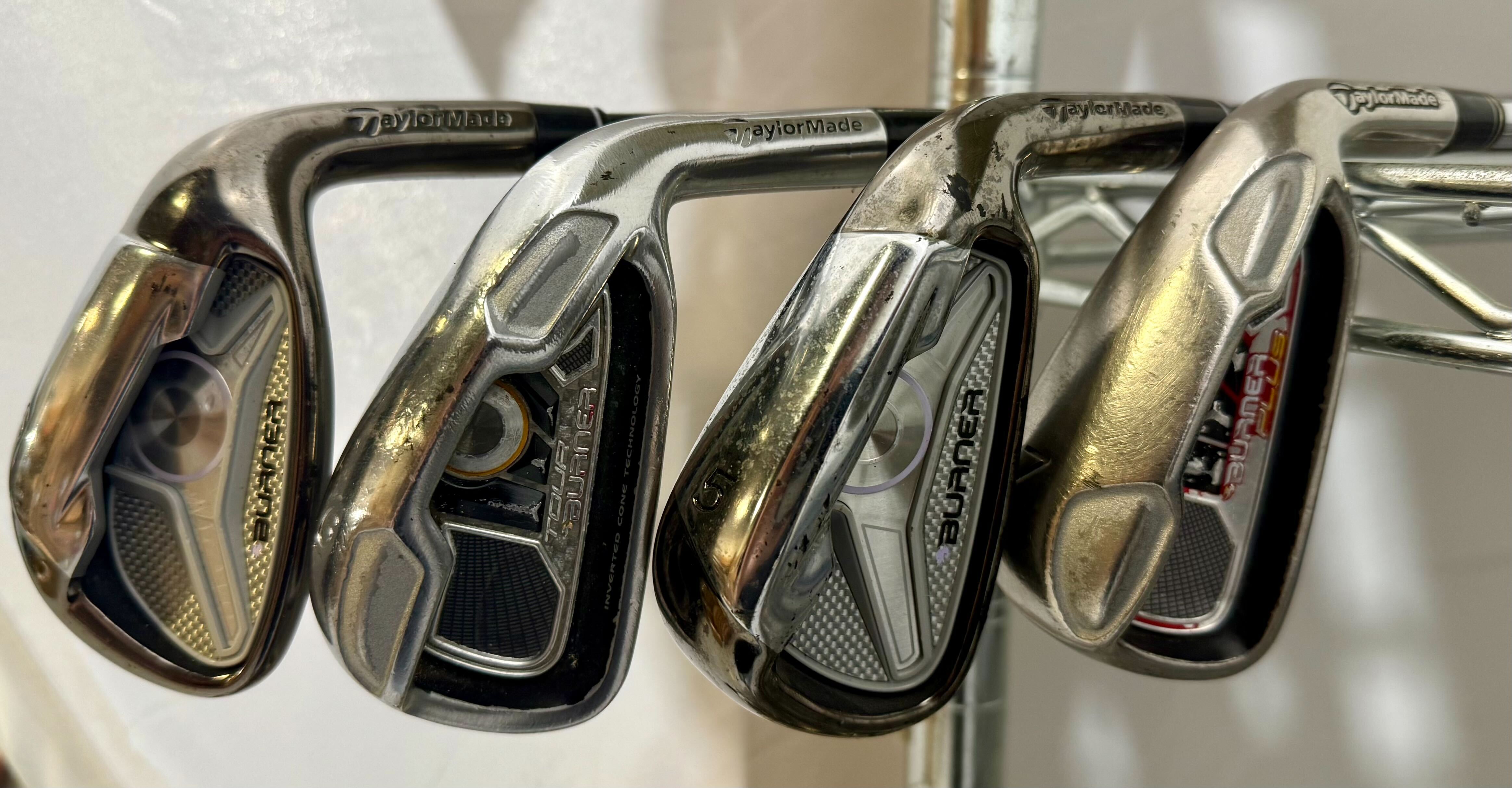 50 Assorted Cobra & TaylorMade Golf Irons & Wedges Set - Premium Quality for Men & Women - Perfect for Driving Range, Practice & Course Play