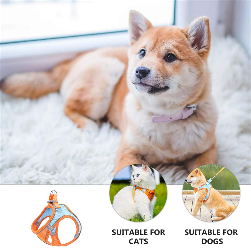 Balacoo Heavy Duty Adjustable Dog Harness & Leash Set for Large Dogs - Service Dog Vest with Rope Cloth Design - Perfect for Outdoor Adventures, Training, and Daily Walks