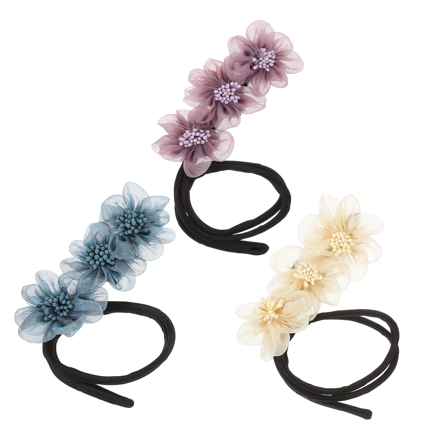 LALAFINA 15-Piece Lazy Bun Curler Set - French Donut Bun Maker, Hair Styling Tool for Easy Meatball Buns & Updos (Korean Style, Includes Hair Elastics) - Perfect for Parties, Weddings & Everyday Hairstyles
