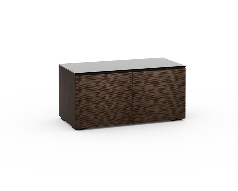 Salamander Berlin 221 Wenge Wood Audio Stand for Home Theater & Stereo System - Premium TV Media Console for Living Room Entertainment Setup