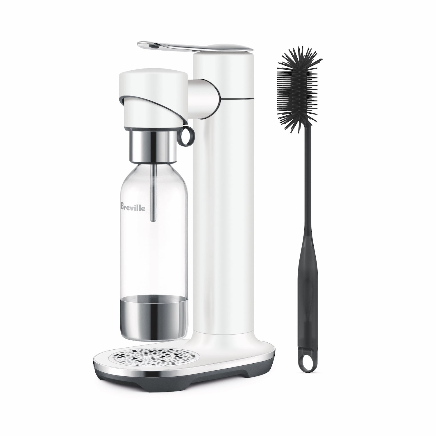 Breville the Infizz Fusion Sparkling Water Maker - Countertop Soda Machine with CO2 Carbonation, Sea Salt Color (BCA800SST0ZNA1) | Perfect for Home, Office, Parties & Healthy Hydration