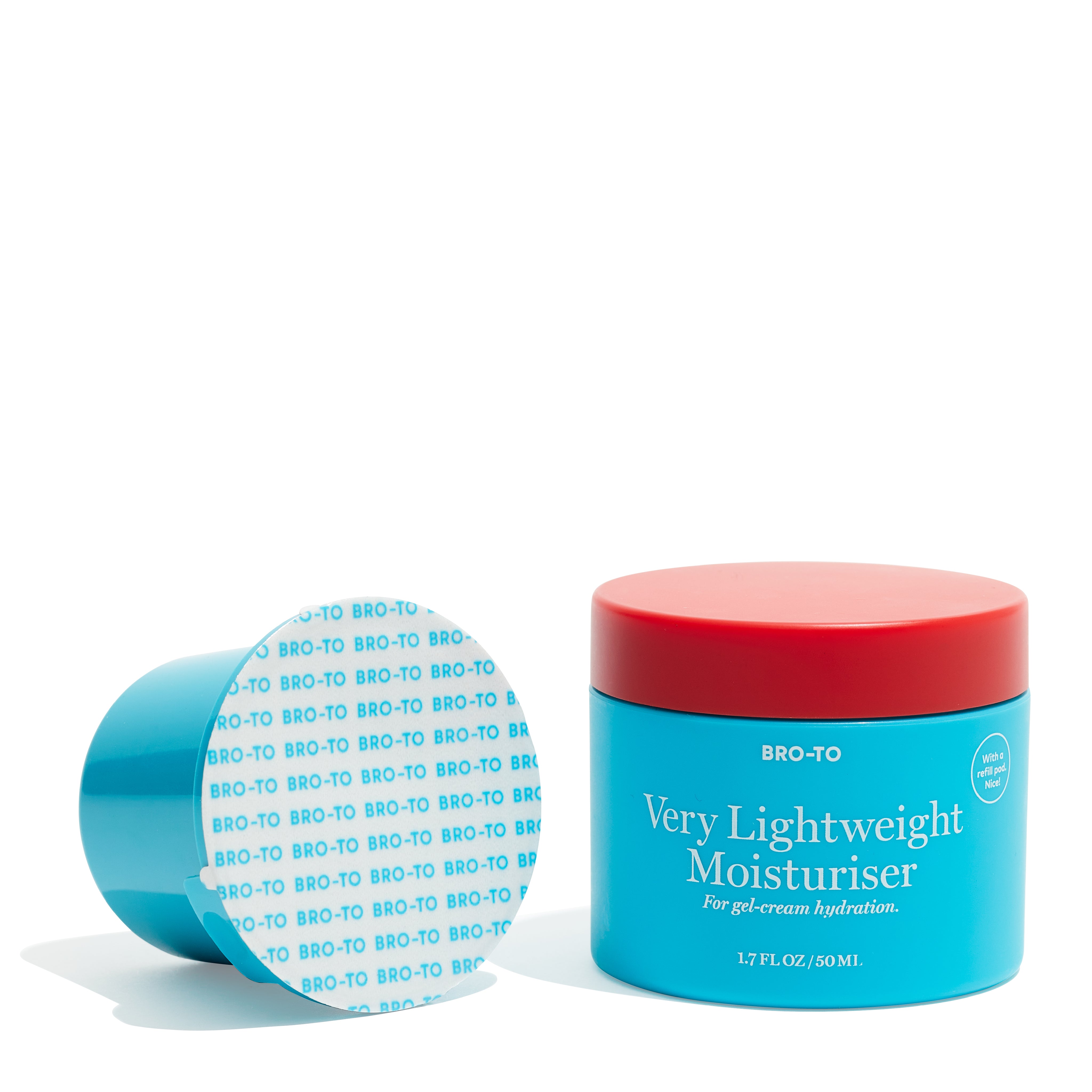 Bro To Very Lightweight Moisturizer - Oil-Free Hydrating Face Cream for Men & Women - Perfect for Daily Skincare & Travel
