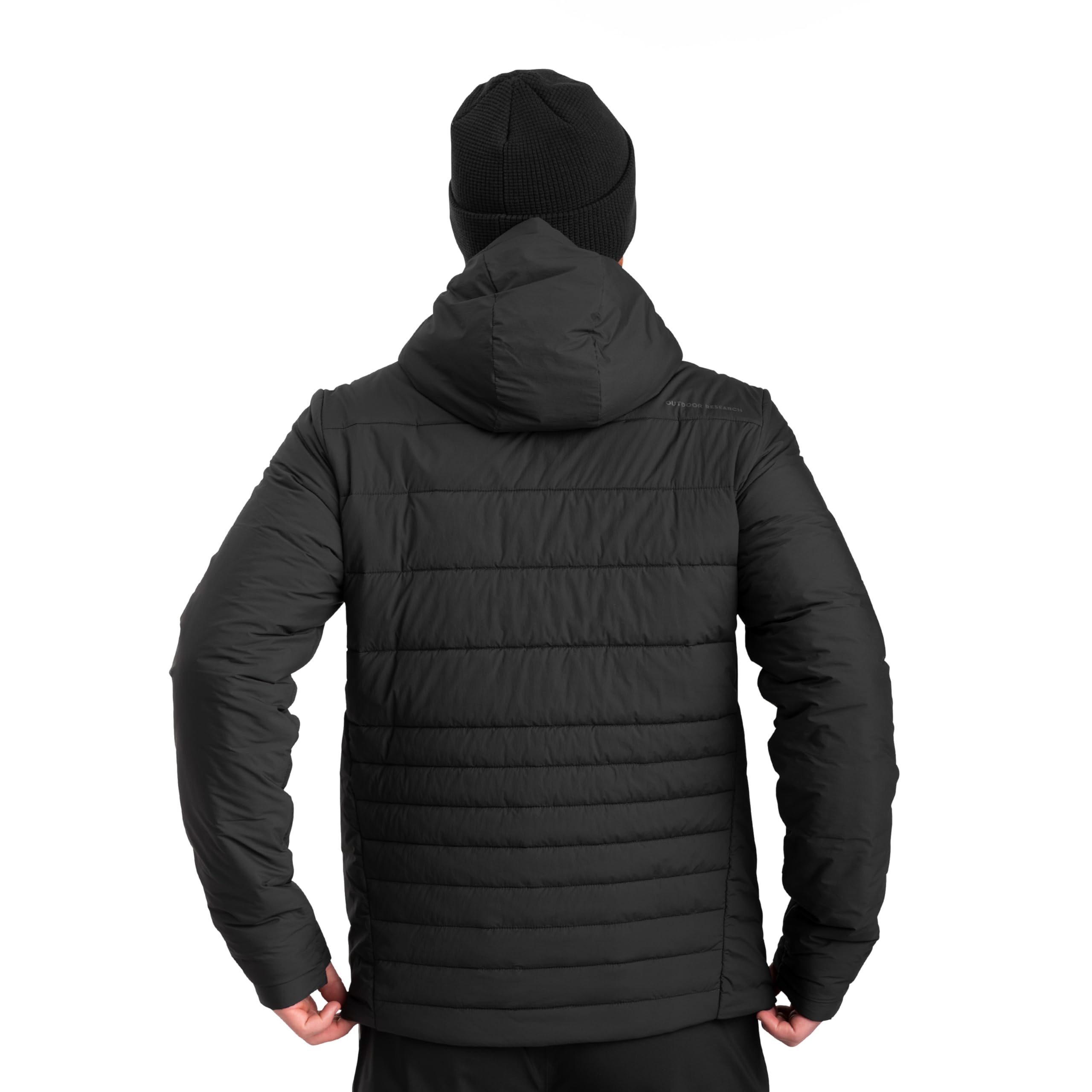 Outdoor Research Men's Shadow Insulated Hoodie - Lightweight Winter Jacket for Hiking & Camping | Water-Resistant Warm Fleece Lining | Cold Weather Outdoor Activities
