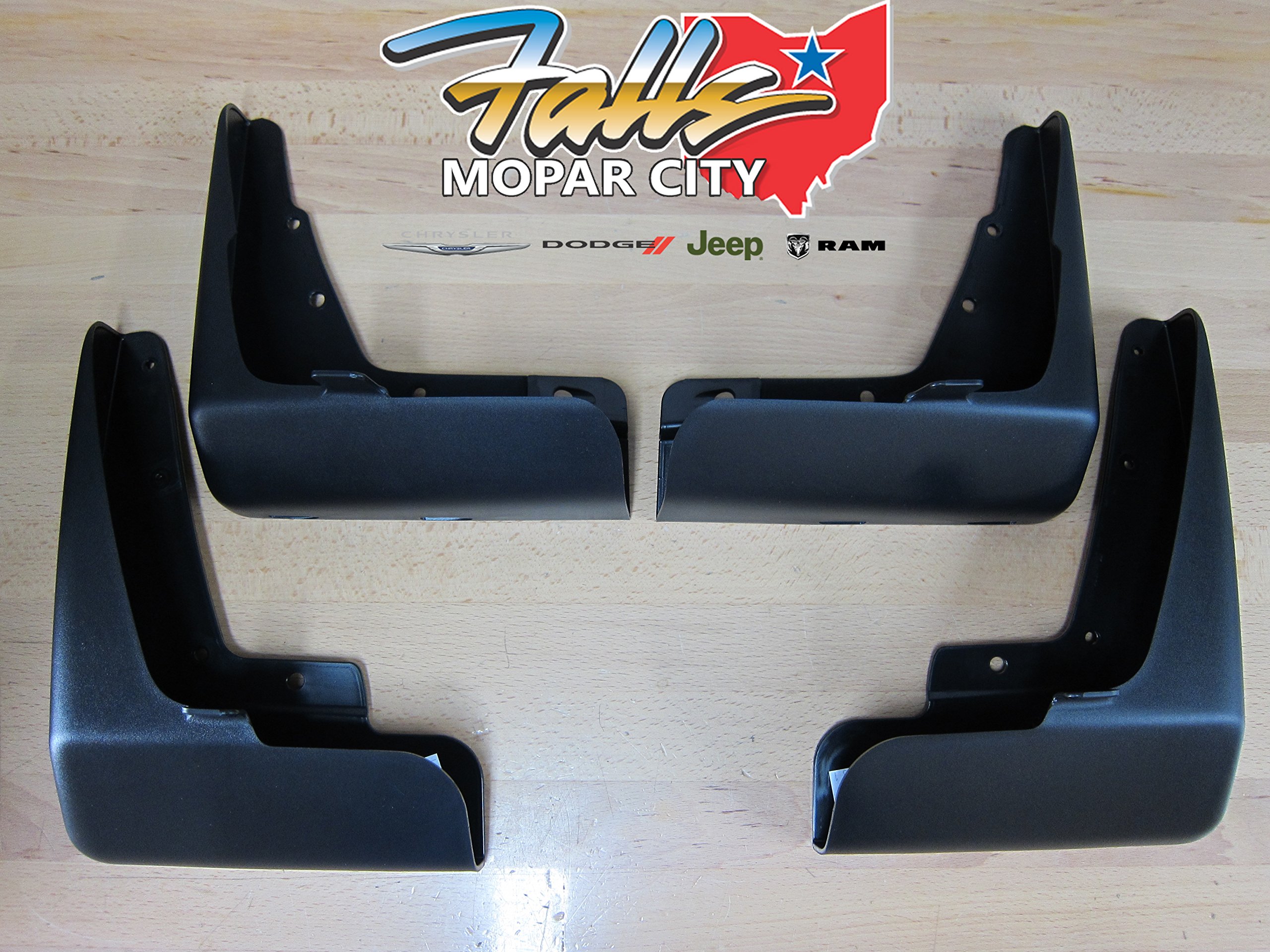 Mopar Dodge Charger Deluxe Molded Splash Guards Mud Flaps OEM - Perfect for Off-Roading, All-Weather Protection & Enhanced Vehicle Style