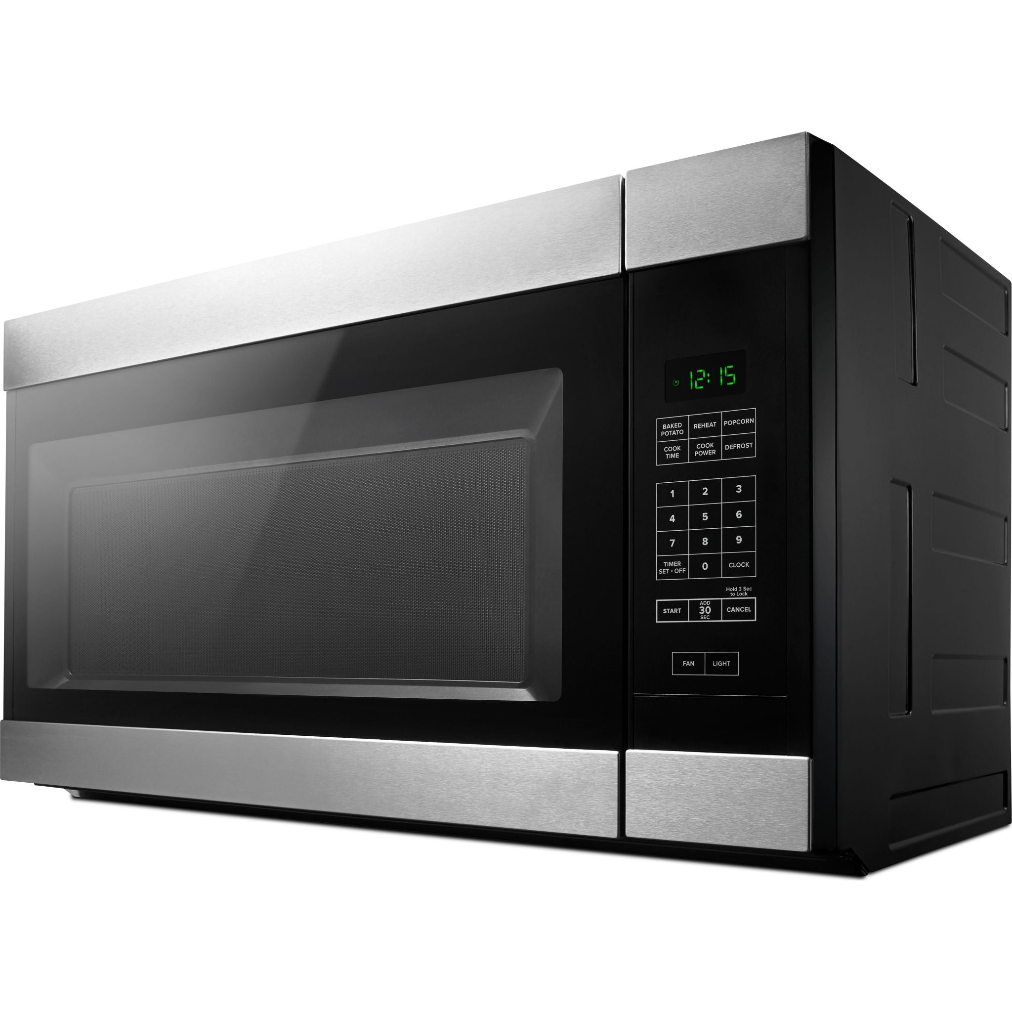 Amana YAMV2307PFS Stainless Steel Over-the-Range Microwave Oven - Perfect for Kitchen Remodeling & Space-Saving Installation