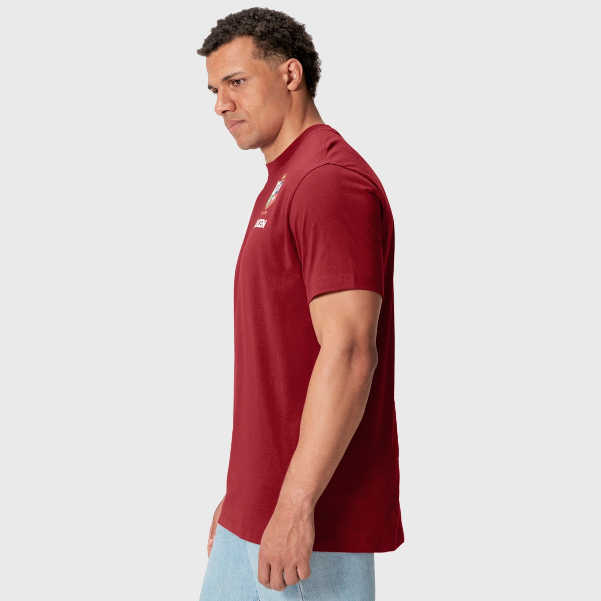 Canterbury British & Irish Lions Men's Cotton T-Shirt - Red Rugby Jersey for Fans & Sports Enthusiasts - Perfect for Game Day & Casual Wear