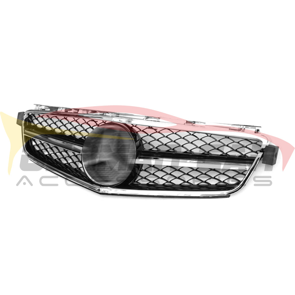 2008-2011 Mercedes Benz C63 AMG Style Front Grille Replacement for W204 Models - Upgrade Your Car's Appearance & Performance