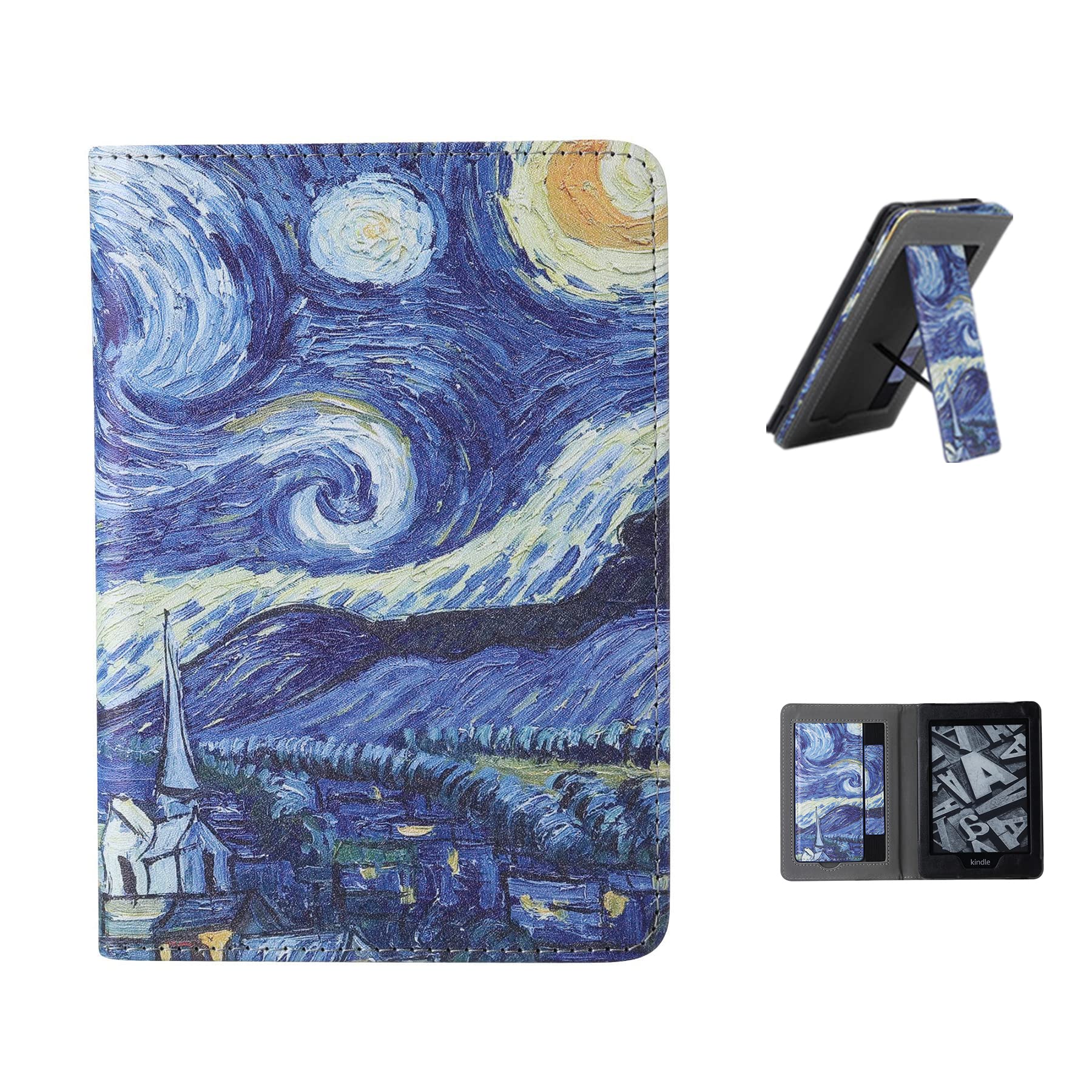 Premium PU Leather Stand Case for Kindle 11th Generation 6