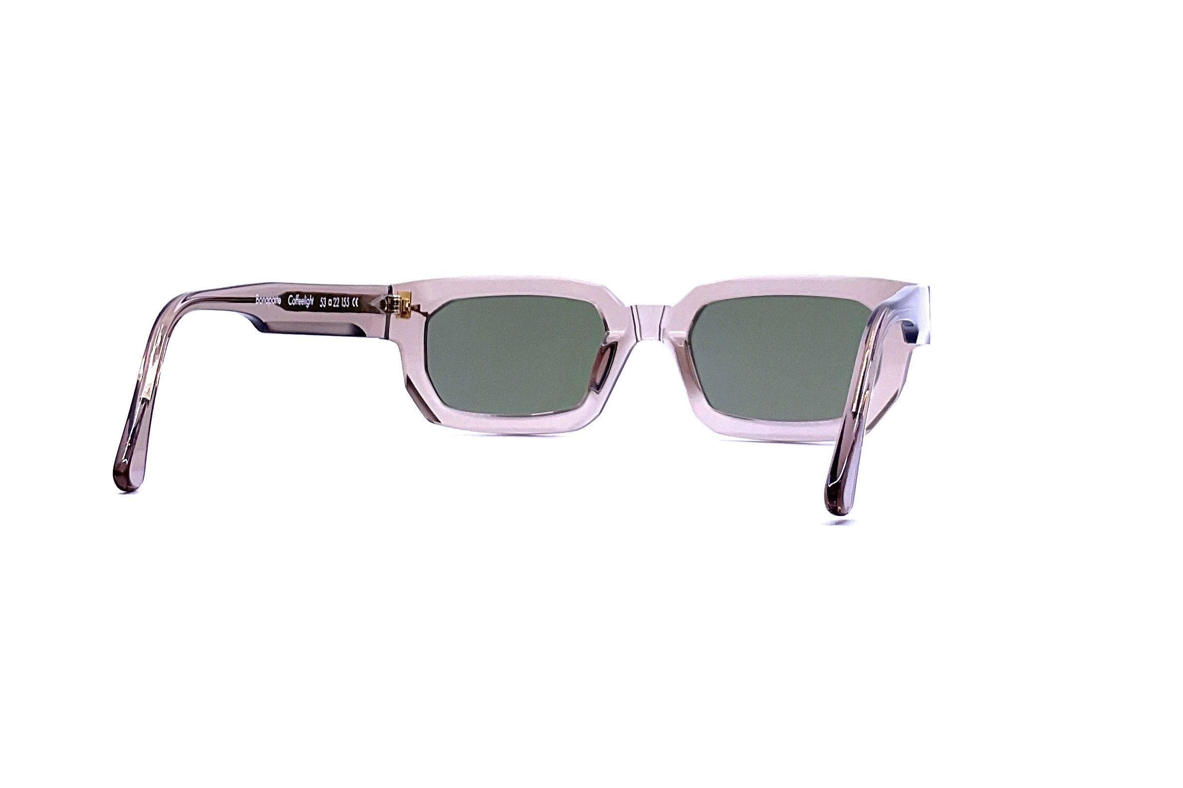 Ahlem Bonaparte (Coffeelight) - Premium Handmade Sunglasses for Women & Men - UV Protection & Stylish Design - Perfect for Beach, Driving & Outdoor Activities