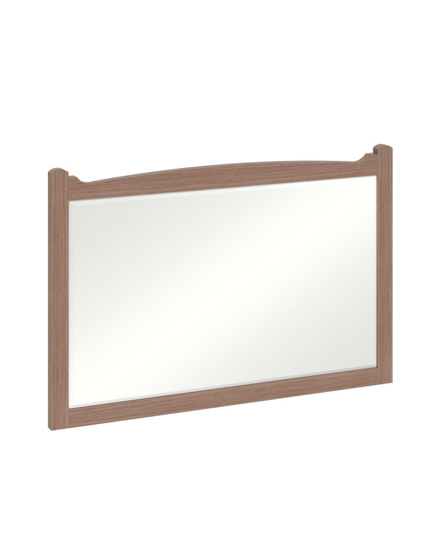 Guild Dark Oak Bathroom Mirror – Elegant Wall Mirror for Bathroom, Bedroom, or Vanity – Perfect for Modern Home Decor and Daily Grooming