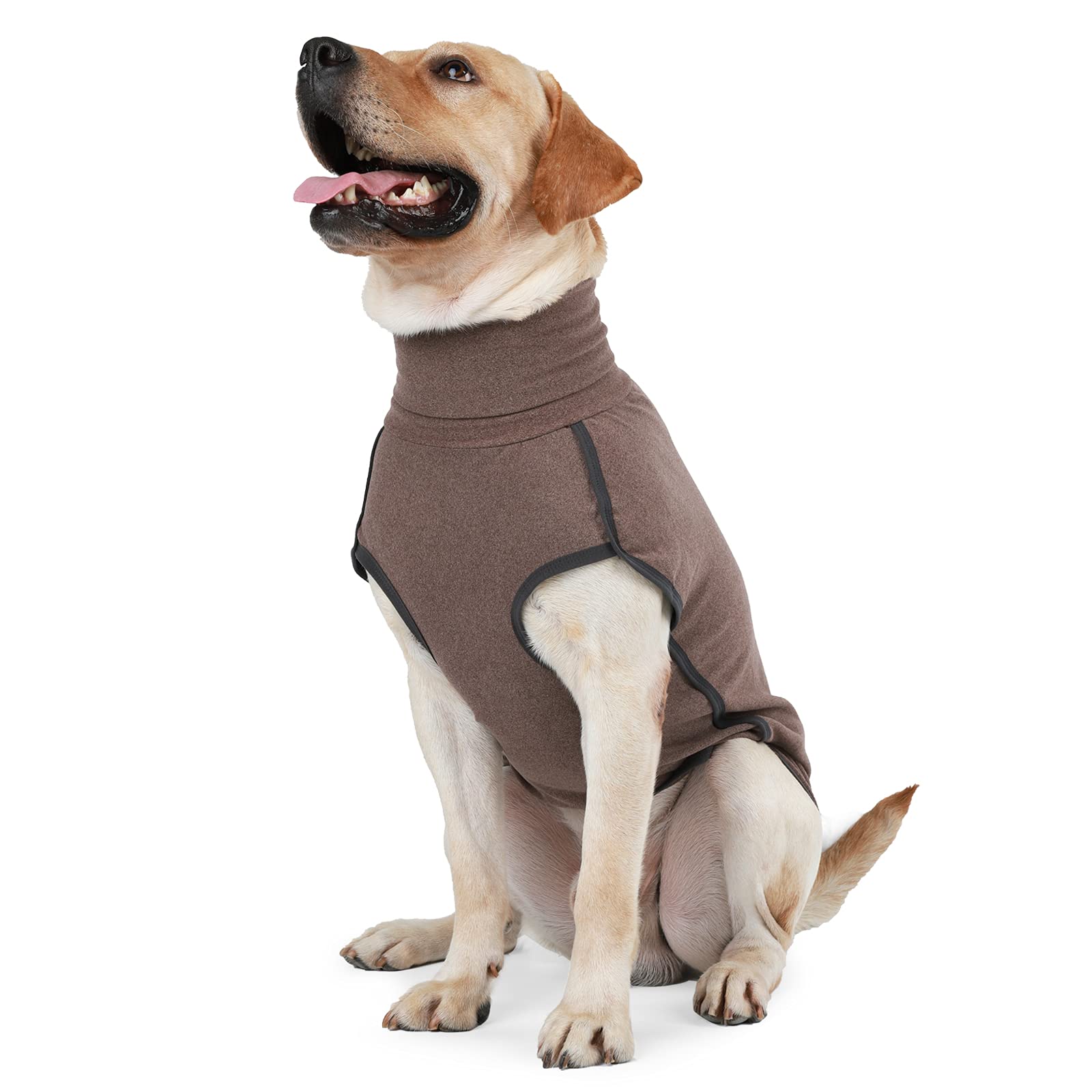 XXL Brown Dog Sweater for Cold Weather - Indoor & Outdoor Use