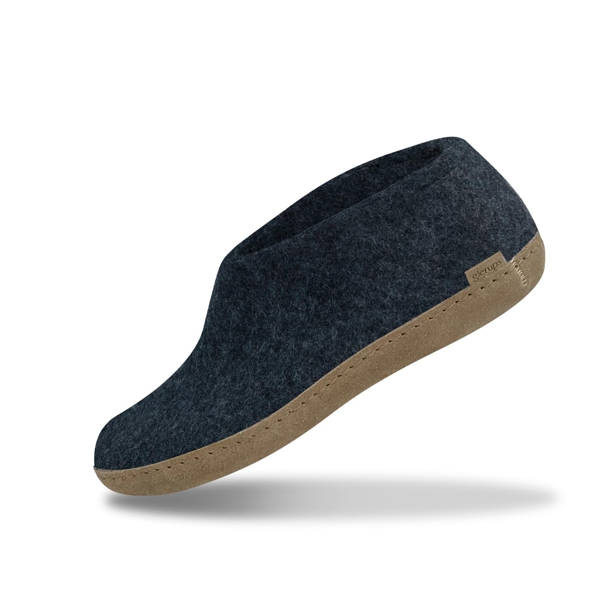Glerups Genuine Leather Wool Shoes - Comfortable & Durable Indoor/Outdoor Slippers for Men & Women - Perfect for Home, Office, and Relaxation