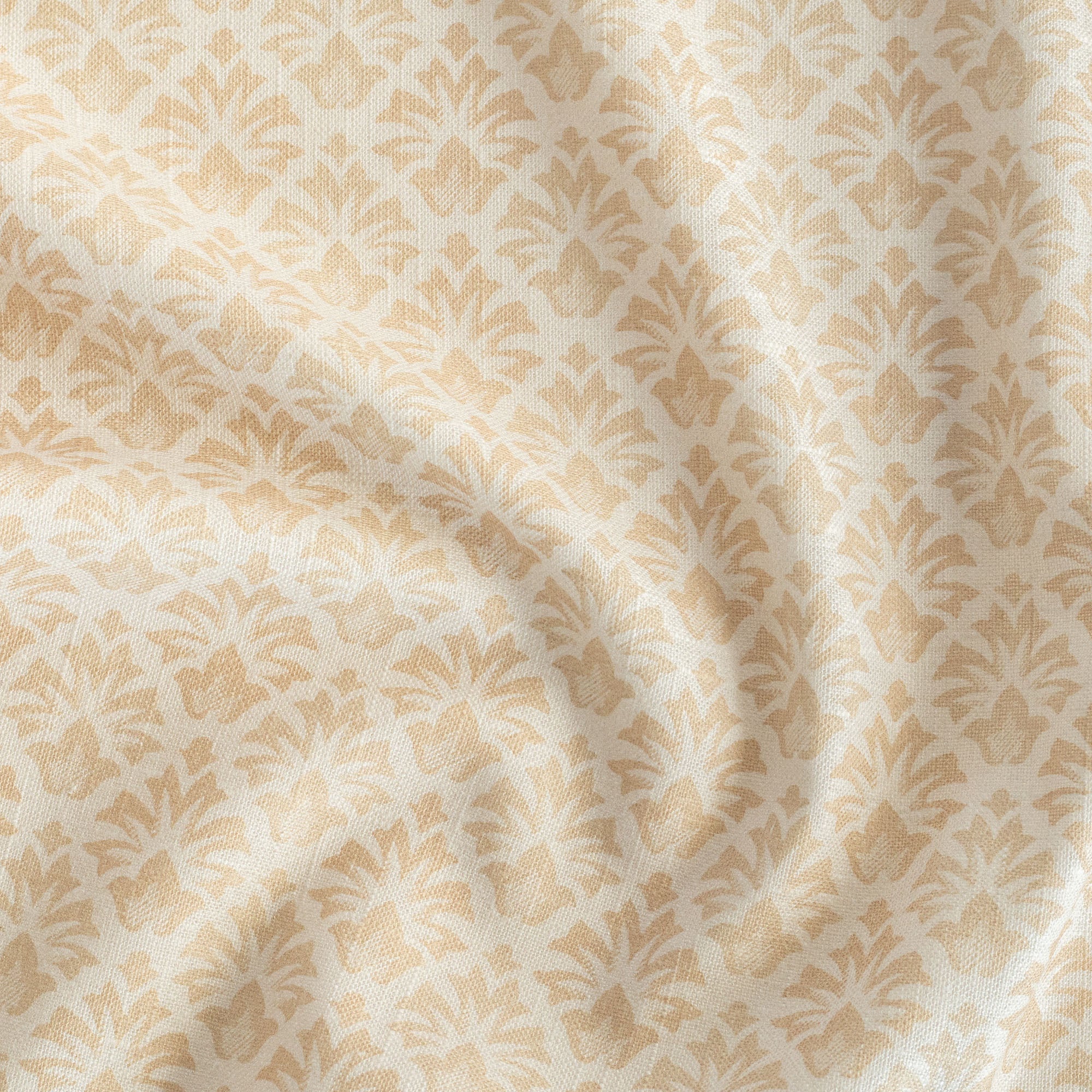 Premium Calli Fabric - Soft & Durable Ochre Textile for Home Decor, Upholstery & DIY Crafts | Perfect for Curtains, Pillows & Sewing Projects