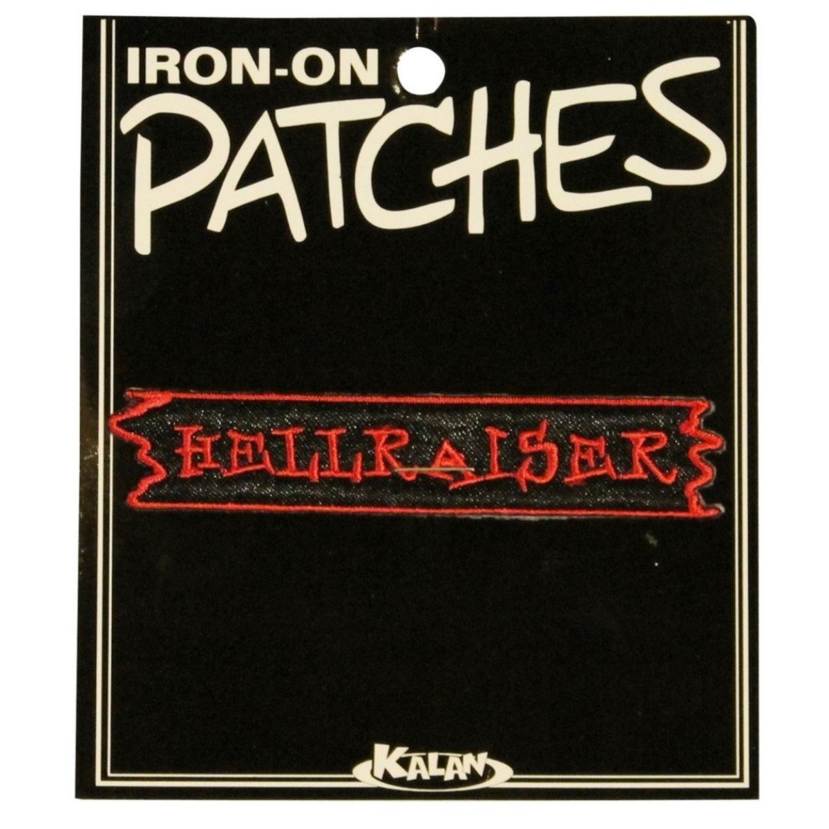 Evil Trouble Maker Embroidered Iron-On Name Tag Patch - Hellraiser Badge for Cosplay, Halloween Costumes & Biker Jackets