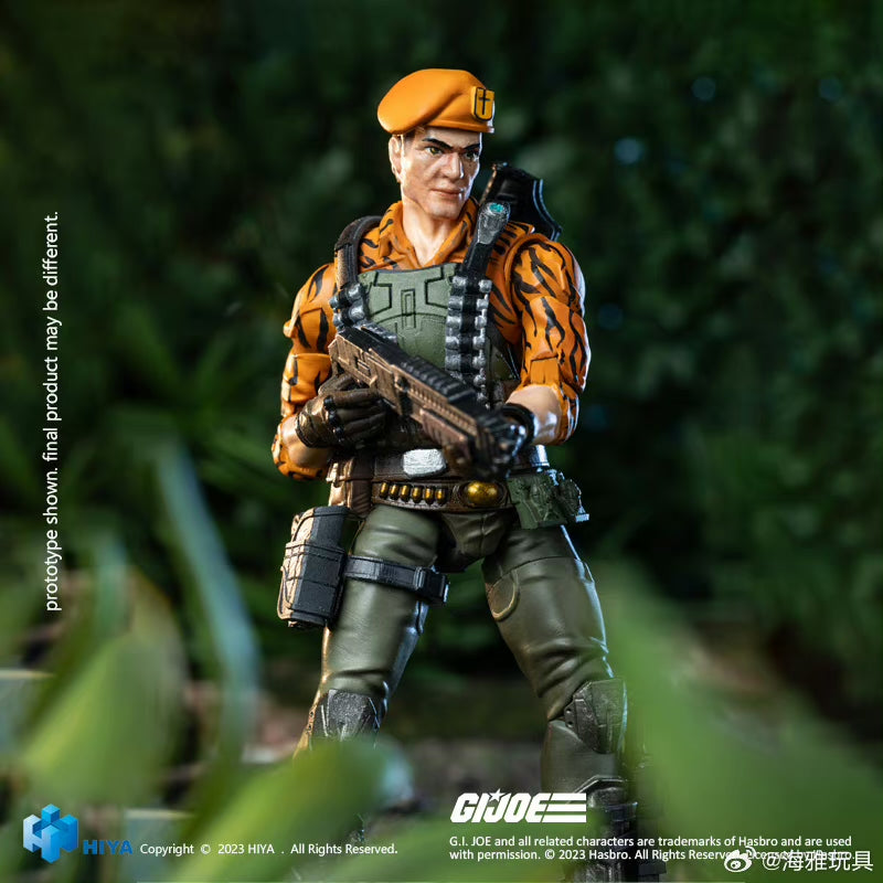 1/18 HIYA 4inch G.I.Joe Flint Tiger Force Action Figure - Exquisite Collectible Mini Series for Display & Play | Military Toy for Kids & Adult Collectors