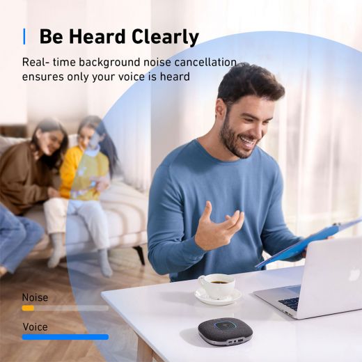 Anker PowerConf S3 Bluetooth Conference Speaker with Noise Reduction - Ideal for Business Meetings, Online Classes & Remote Work