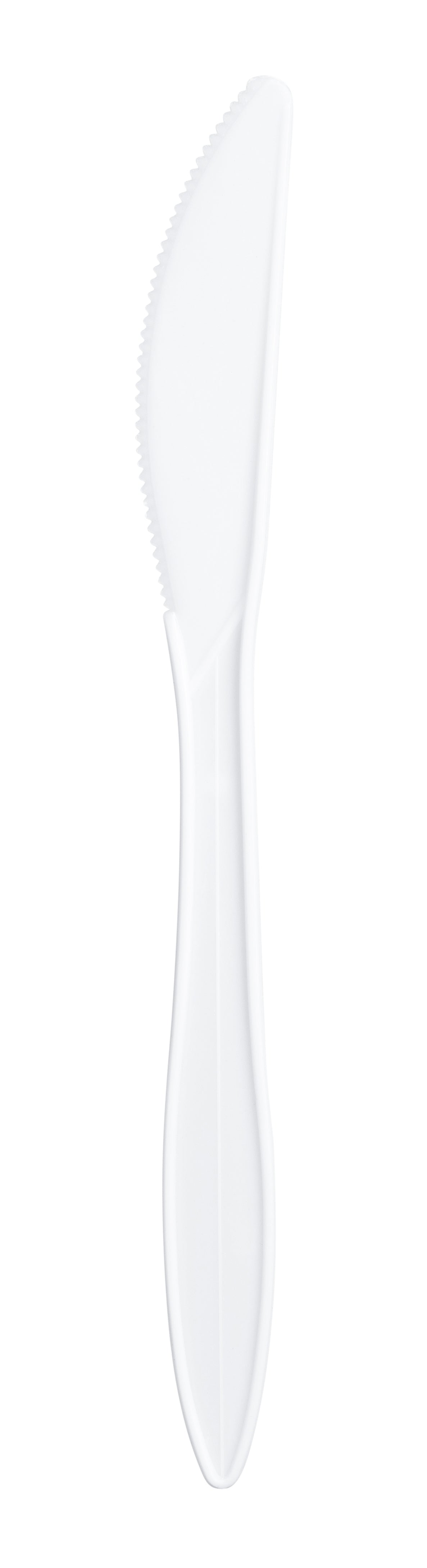 400-Piece White Plastic Cutlery Set - Basic Flatware Collection for Parties, Picnics & Catering | Durable Disposable Utensils